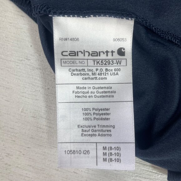 Carhartt Force Relaxed Fit Polo Shirt Womens Medium Blue New Moisture Wicking - Picture 8 of 11